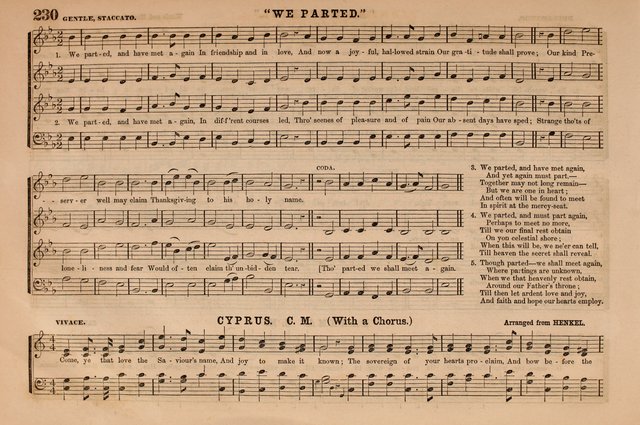 Selah: a collection of psalm and hymn tunes, introits, anthems, chants, motetts, choruses, etc. adapted to the use of classes, private circles, and worship assemblies page 230