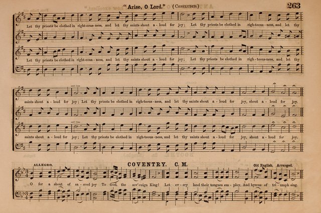 Selah: a collection of psalm and hymn tunes, introits, anthems, chants, motetts, choruses, etc. adapted to the use of classes, private circles, and worship assemblies page 263