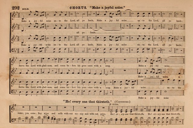 Selah: a collection of psalm and hymn tunes, introits, anthems, chants, motetts, choruses, etc. adapted to the use of classes, private circles, and worship assemblies page 292