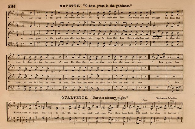 Selah: a collection of psalm and hymn tunes, introits, anthems, chants, motetts, choruses, etc. adapted to the use of classes, private circles, and worship assemblies page 294