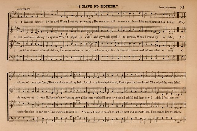 Selah: a collection of psalm and hymn tunes, introits, anthems, chants, motetts, choruses, etc. adapted to the use of classes, private circles, and worship assemblies page 37