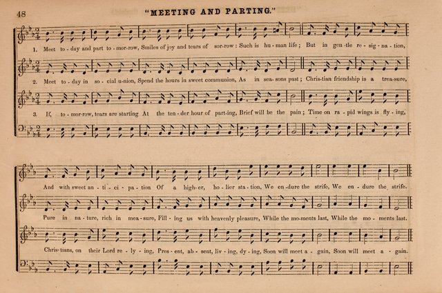 Selah: a collection of psalm and hymn tunes, introits, anthems, chants, motetts, choruses, etc. adapted to the use of classes, private circles, and worship assemblies page 48