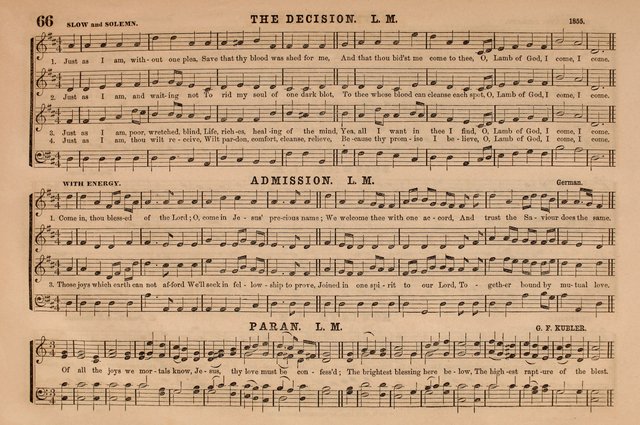 Selah: a collection of psalm and hymn tunes, introits, anthems, chants, motetts, choruses, etc. adapted to the use of classes, private circles, and worship assemblies page 66