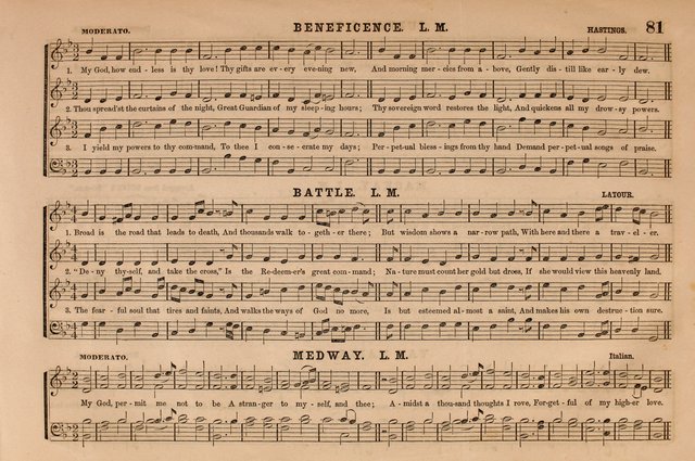 Selah: a collection of psalm and hymn tunes, introits, anthems, chants, motetts, choruses, etc. adapted to the use of classes, private circles, and worship assemblies page 81