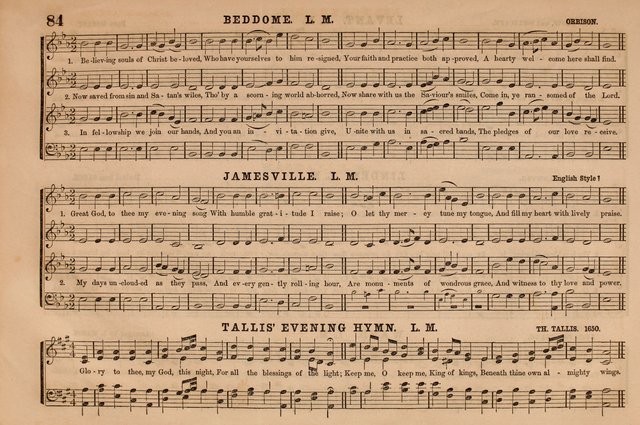 Selah: a collection of psalm and hymn tunes, introits, anthems, chants, motetts, choruses, etc. adapted to the use of classes, private circles, and worship assemblies page 84