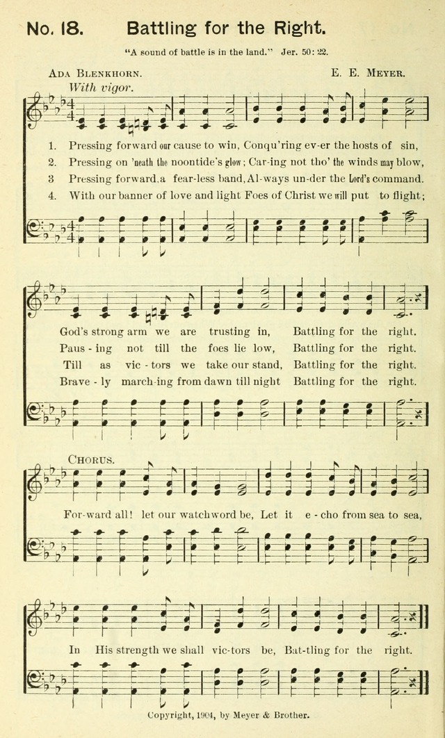 Sunshine No. 2: songs for the Sunday school page 23