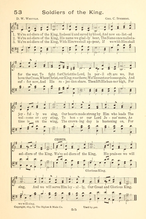 Songs for Army and Navy: Selected by the army and navy department of the international committee of Young Men