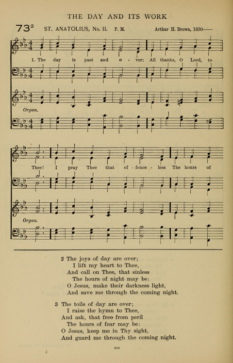 Songs for the Chapel: Arranged for male voices, for use in colleges, academies, schools and societies page 102