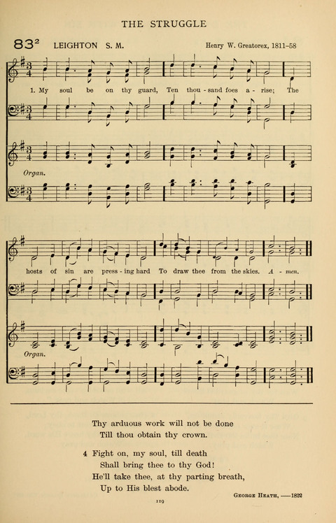 Songs for the Chapel: Arranged for male voices, for use in colleges, academies, schools and societies page 119