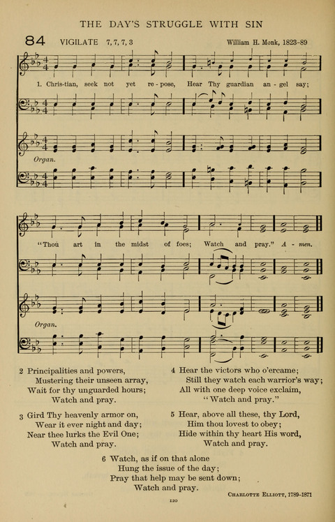 Songs for the Chapel: Arranged for male voices, for use in colleges, academies, schools and societies page 120