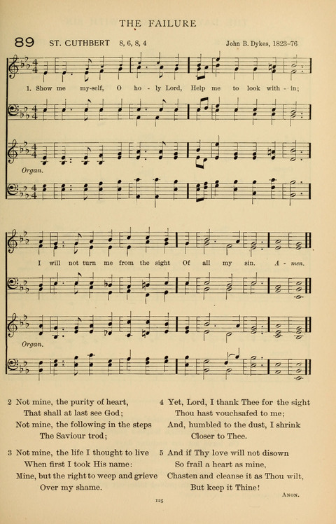 Songs for the Chapel: Arranged for male voices, for use in colleges, academies, schools and societies page 125