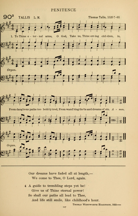 Songs for the Chapel: Arranged for male voices, for use in colleges, academies, schools and societies page 127