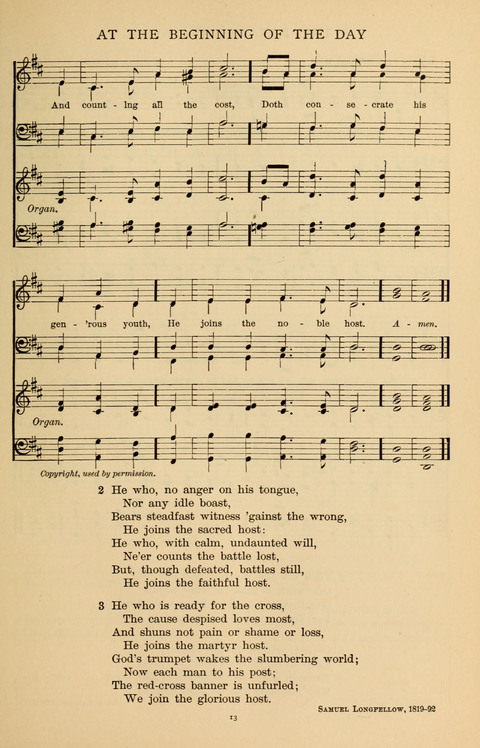 Songs for the Chapel: Arranged for male voices, for use in colleges, academies, schools and societies page 13