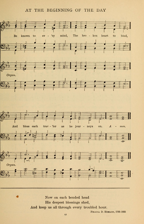 Songs for the Chapel: Arranged for male voices, for use in colleges, academies, schools and societies page 17