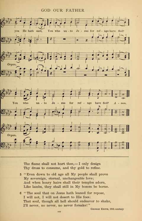 Songs for the Chapel: Arranged for male voices, for use in colleges, academies, schools and societies page 177