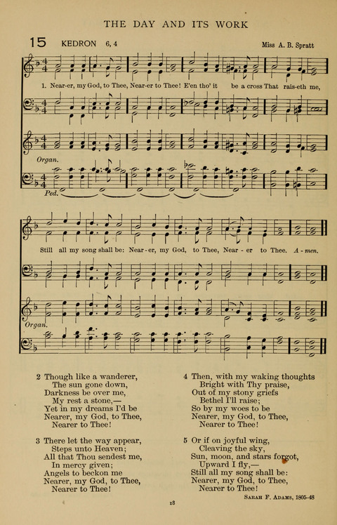 Songs for the Chapel: Arranged for male voices, for use in colleges, academies, schools and societies page 18