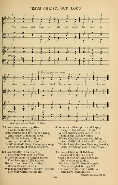 Songs for the Chapel: Arranged for male voices, for use in colleges, academies, schools and societies page 199