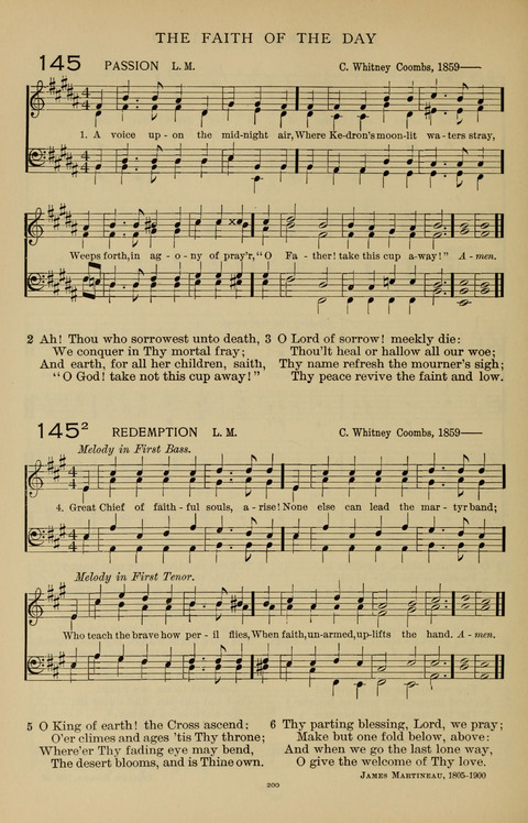 Songs for the Chapel: Arranged for male voices, for use in colleges, academies, schools and societies page 200