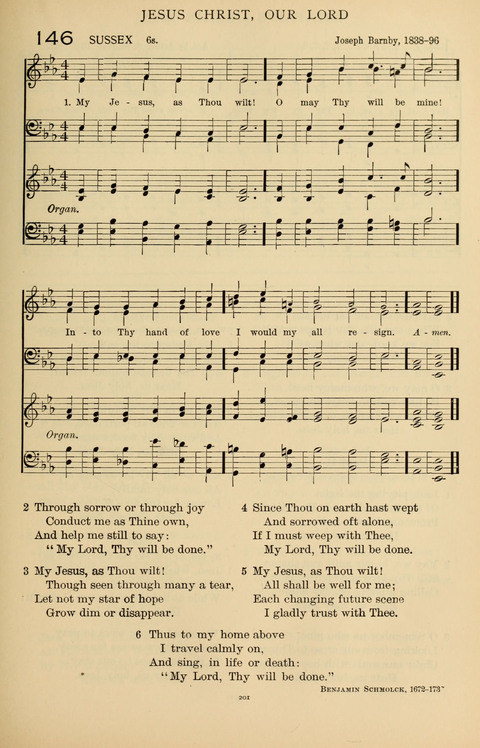 Songs for the Chapel: Arranged for male voices, for use in colleges, academies, schools and societies page 201