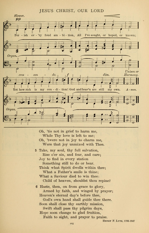 Songs for the Chapel: Arranged for male voices, for use in colleges, academies, schools and societies page 215