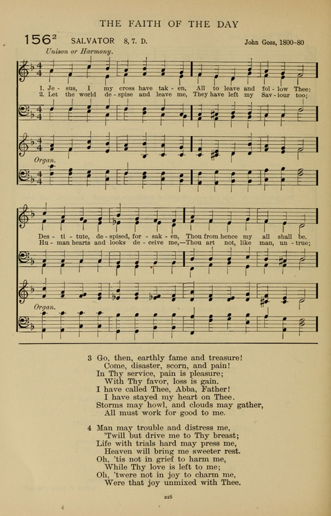 Songs for the Chapel: Arranged for male voices, for use in colleges, academies, schools and societies page 216