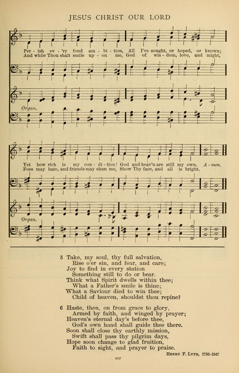 Songs for the Chapel: Arranged for male voices, for use in colleges, academies, schools and societies page 217