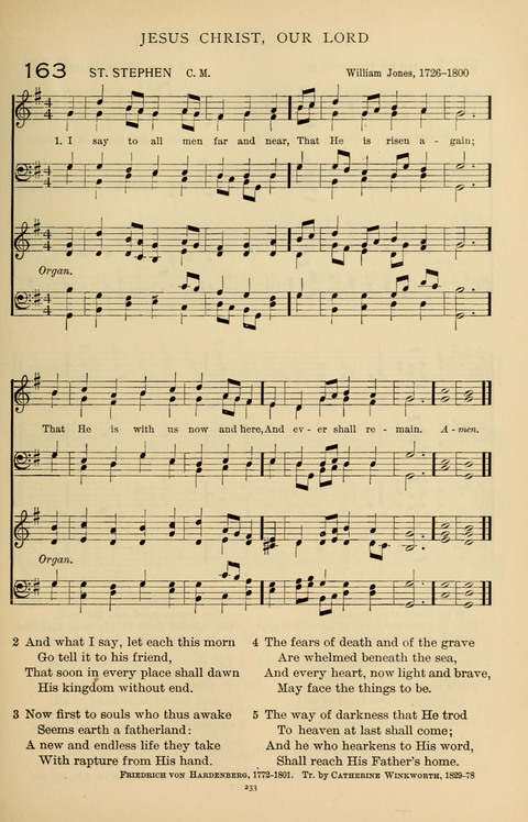 Songs for the Chapel: Arranged for male voices, for use in colleges, academies, schools and societies page 233