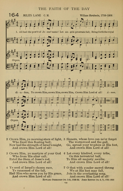 Songs for the Chapel: Arranged for male voices, for use in colleges, academies, schools and societies page 234