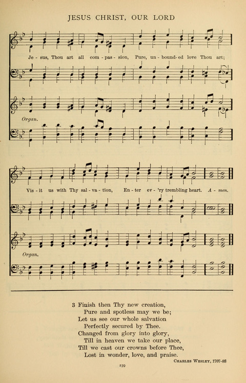 Songs for the Chapel: Arranged for male voices, for use in colleges, academies, schools and societies page 239