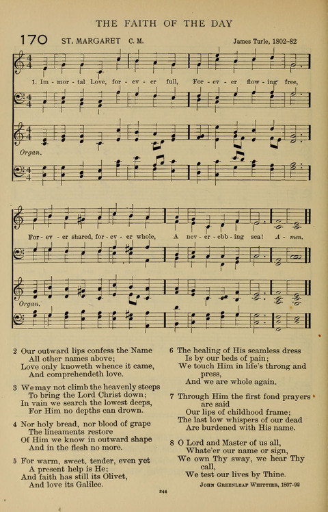 Songs for the Chapel: Arranged for male voices, for use in colleges, academies, schools and societies page 244