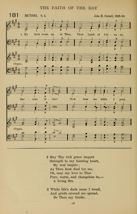 Songs for the Chapel: Arranged for male voices, for use in colleges, academies, schools and societies page 258