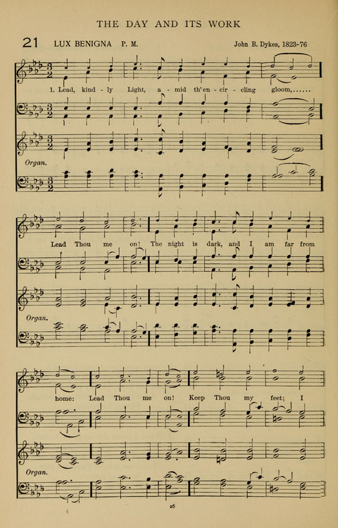 Songs for the Chapel: Arranged for male voices, for use in colleges, academies, schools and societies page 26