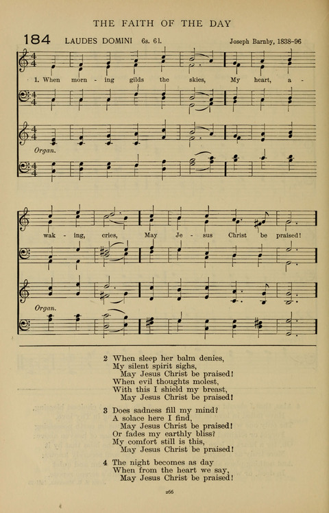 Songs for the Chapel: Arranged for male voices, for use in colleges, academies, schools and societies page 266