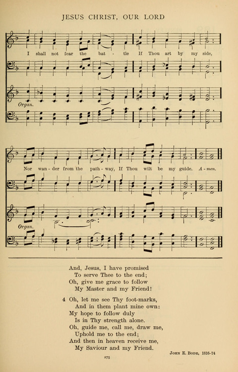 Songs for the Chapel: Arranged for male voices, for use in colleges, academies, schools and societies page 275