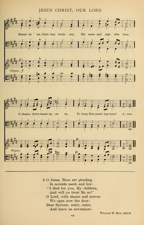 Songs for the Chapel: Arranged for male voices, for use in colleges, academies, schools and societies page 279