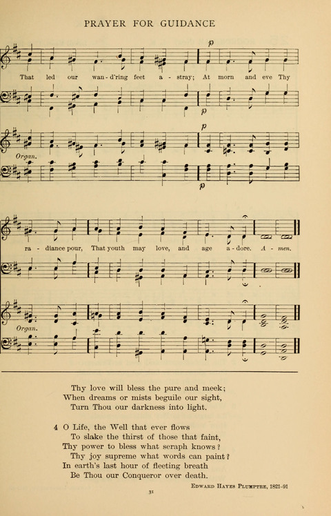 Songs for the Chapel: Arranged for male voices, for use in colleges, academies, schools and societies page 31