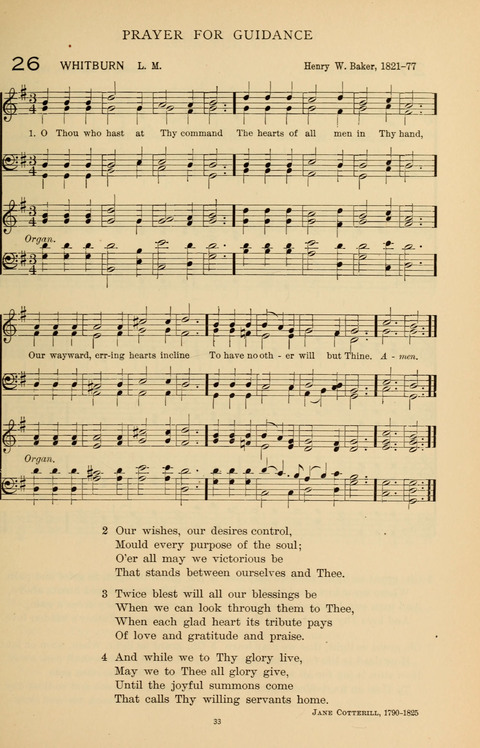 Songs for the Chapel: Arranged for male voices, for use in colleges, academies, schools and societies page 33