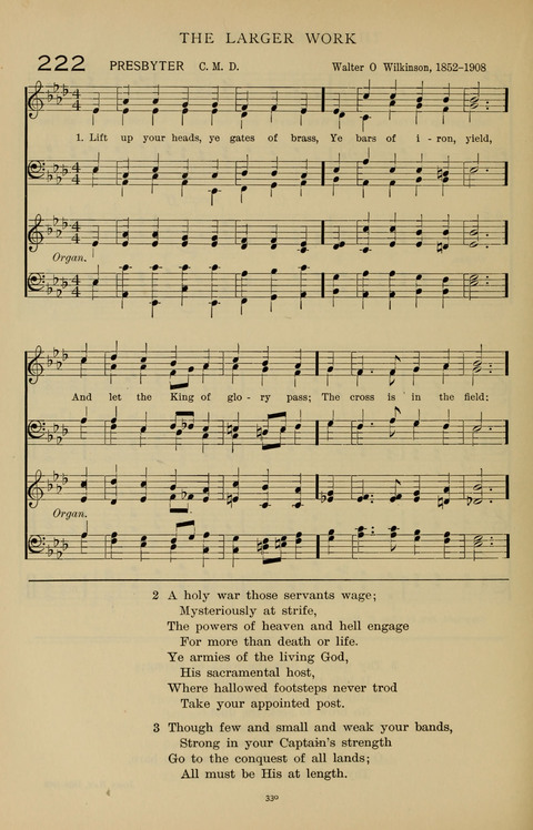 Songs for the Chapel: Arranged for male voices, for use in colleges, academies, schools and societies page 330