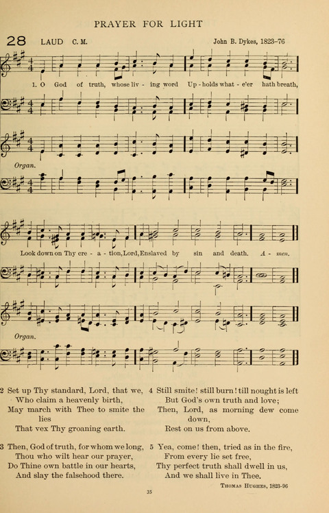 Songs for the Chapel: Arranged for male voices, for use in colleges, academies, schools and societies page 35