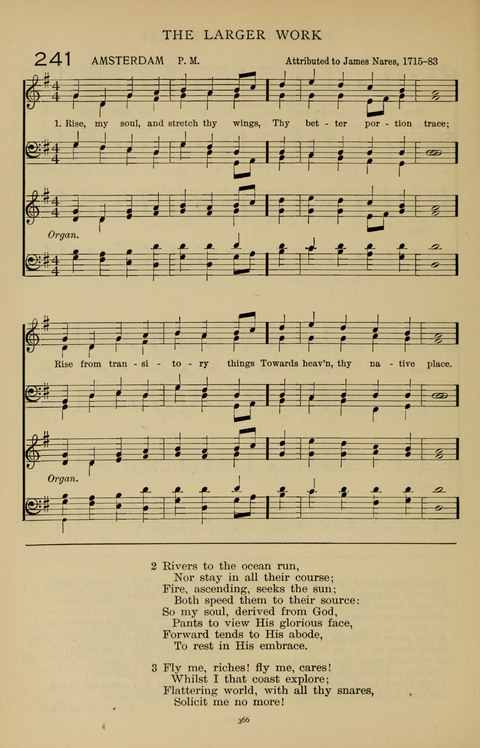 Songs for the Chapel: Arranged for male voices, for use in colleges, academies, schools and societies page 366