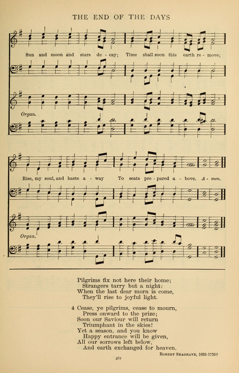 Songs for the Chapel: Arranged for male voices, for use in colleges, academies, schools and societies page 367