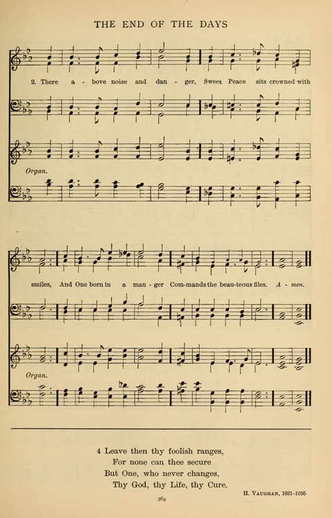 Songs for the Chapel: Arranged for male voices, for use in colleges, academies, schools and societies page 369