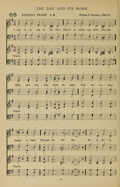 Songs for the Chapel: Arranged for male voices, for use in colleges, academies, schools and societies page 90