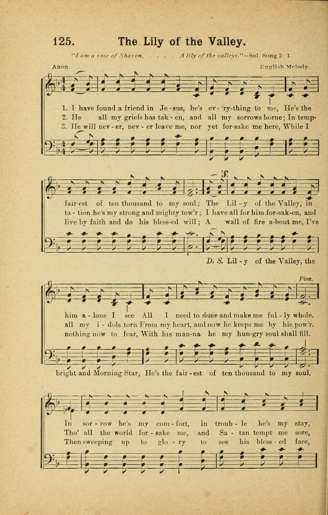 Songs for Christ and the Church: a collection of songs for the use of Christian endeavor societies, sunday-schools, and other church events page 108