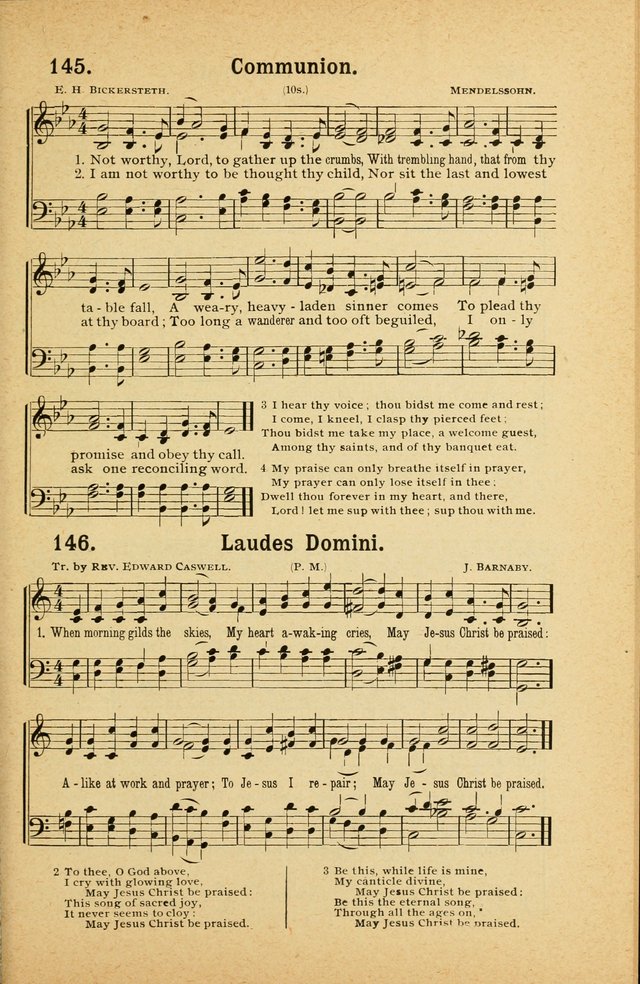 Songs for Christ and the Church: a collection of songs for the use of Christian endeavor societies, sunday-schools, and other church events page 121