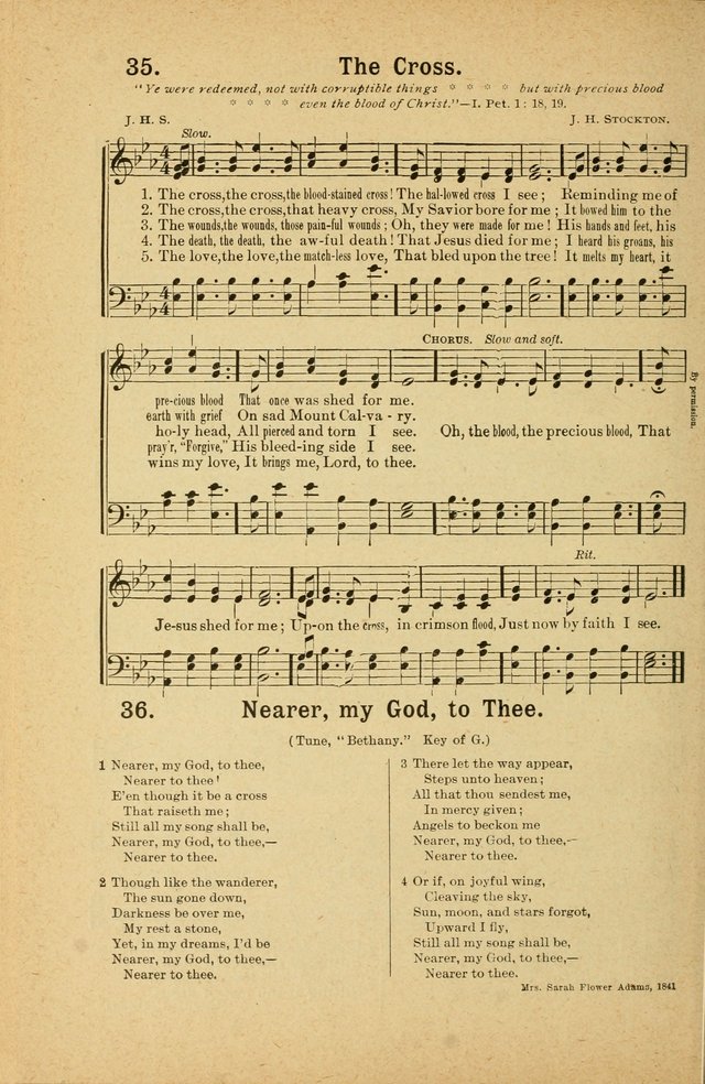 Songs for Christ and the Church: a collection of songs for the use of Christian endeavor societies, sunday-schools, and other church events page 30