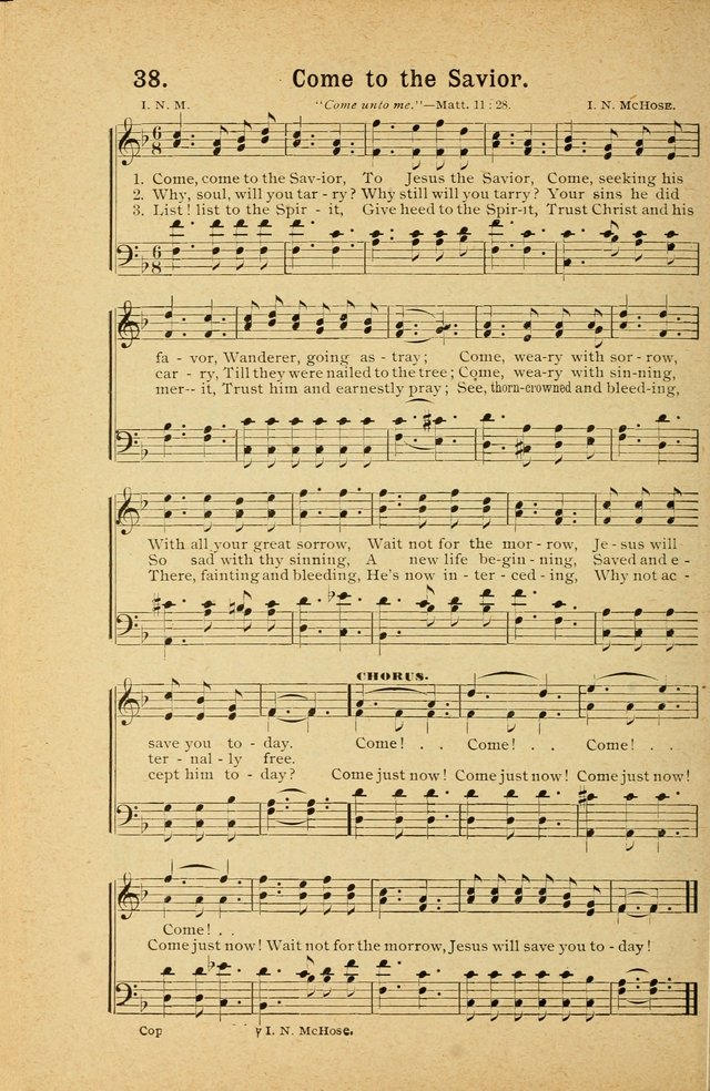 Songs for Christ and the Church: a collection of songs for the use of Christian endeavor societies, sunday-schools, and other church events page 32