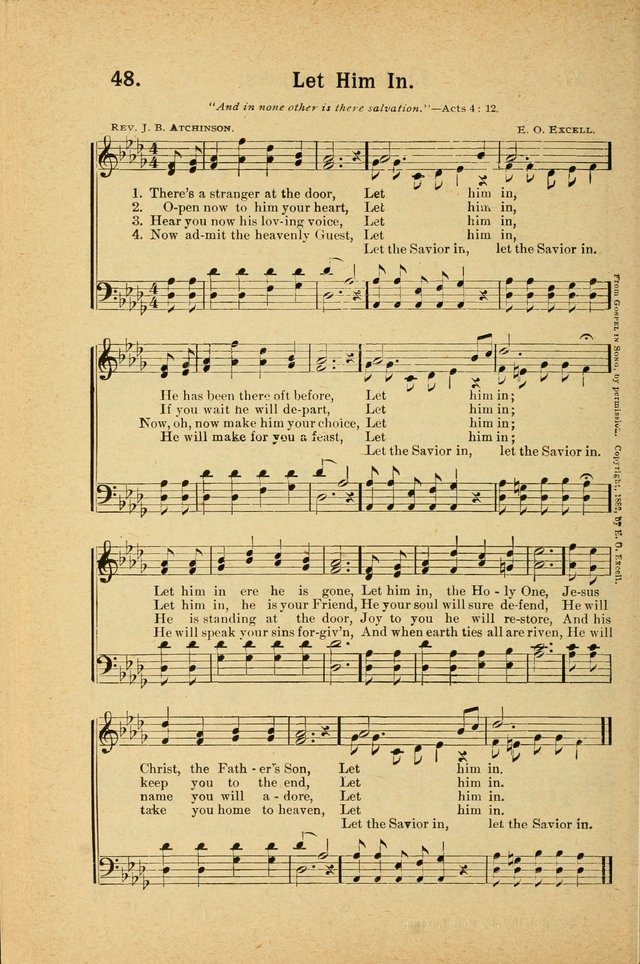 Songs for Christ and the Church: a collection of songs for the use of Christian endeavor societies, sunday-schools, and other church events page 42