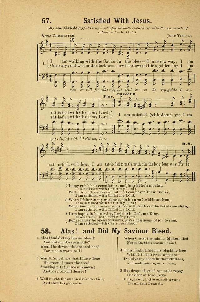 Songs for Christ and the Church: a collection of songs for the use of Christian endeavor societies, sunday-schools, and other church events page 50