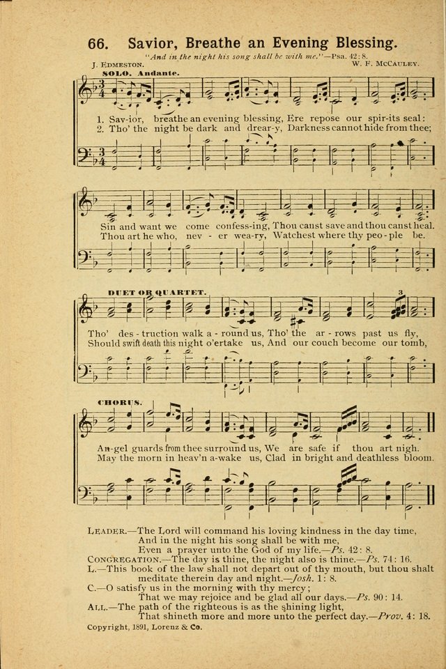 Songs for Christ and the Church: a collection of songs for the use of Christian endeavor societies, sunday-schools, and other church events page 58